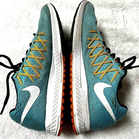 Nike Zoom Pegasus 32 Blue Orange Sneakers women size 7 - Picture 8 of 11